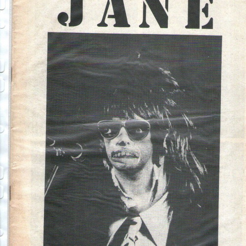 Jane magazine used black and white fanzine