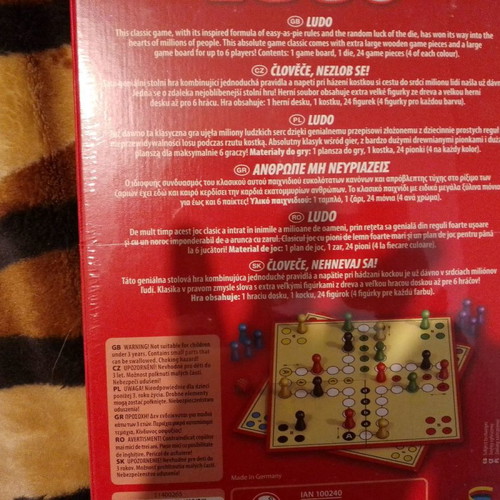 Ludo and Snakes board games new