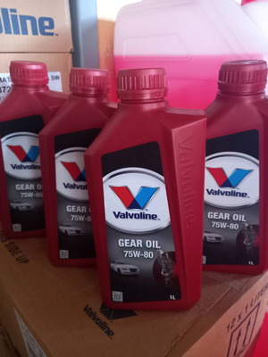 Valvoline SAE 75w80 GL-4 λάδι κιβωτίου πακέτο 4 x 1 λίτρο καινούργιο
