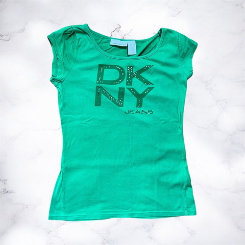 DKNY women's sleeveless top green like new, size XS