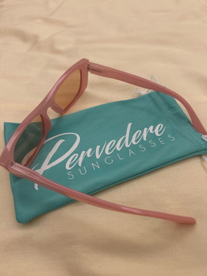 Pervedere pink sunglasses new