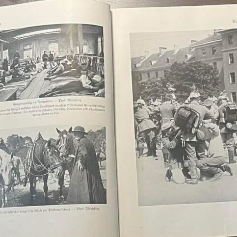 Collectible World War I Album Volume 1 German Edition like new