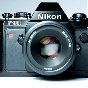 Πωλείται Nikon f301 +50 1.8 AF-D mint condition φιλμ καμερα