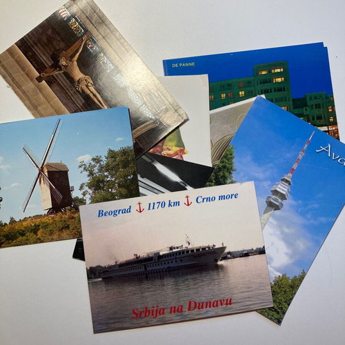 Postcards set of 8 various new