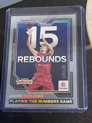 Andrei Kirilenko Panini Contenders Basketball Card like new