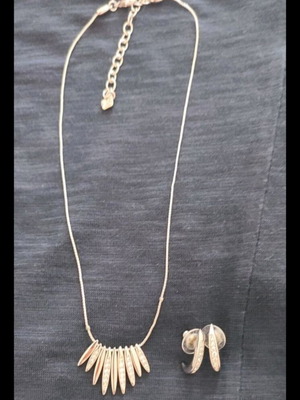 Σετ κολιέ και σκουλαρίκια Swarovski καινούργιο γνήσιο