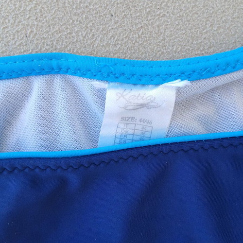 Katia women's swimsuit like new, blue, size XXL