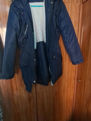 Parka Energiers για κορίτσι με γούνα, σαν καινούργιο, μπλε