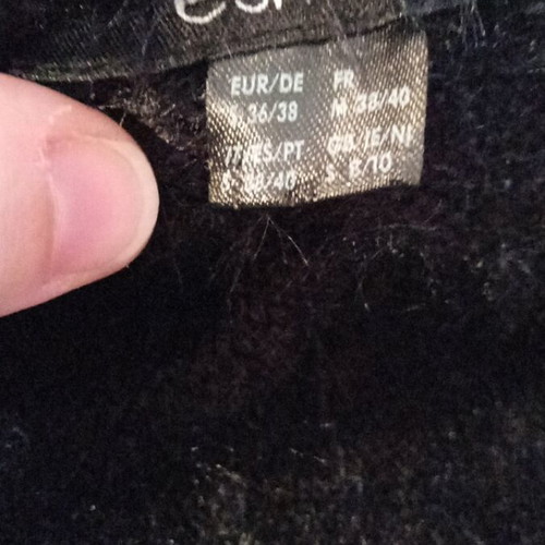 Esmara women's long cardigan like new, black