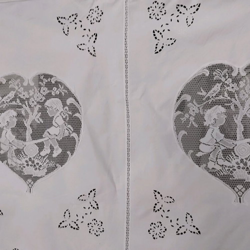 Cotton vintage curtain like new, size 160x120 cm