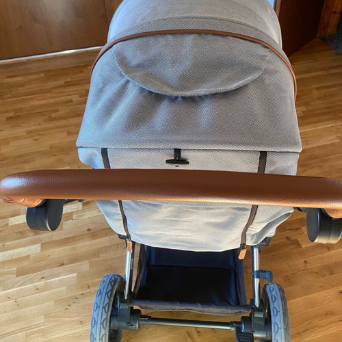 Bebe Stars Belize Adjustable 3-in-1 Stroller like new, moon grey