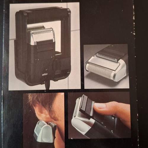 Braun Micron vintage electric shaver used, collectible
