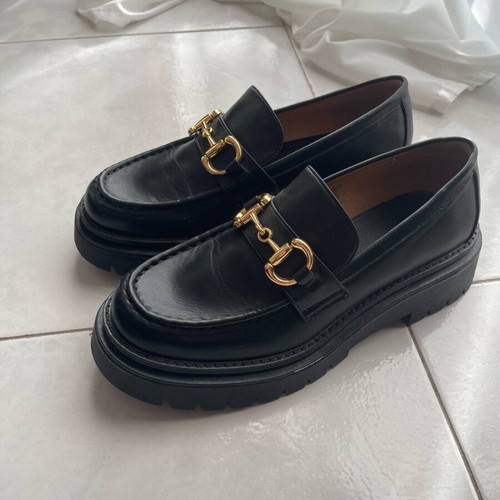 About you moccasins size 39 used, black