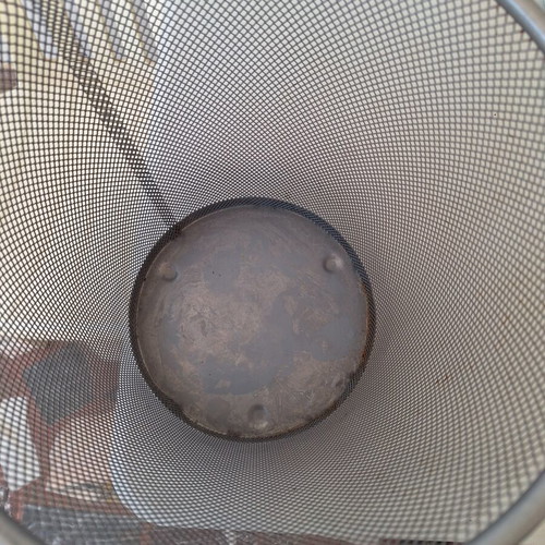 Office trash bin small, used