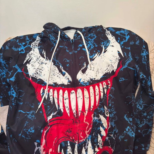 Venom & Carnage hoodie 2XL, polyester fabric