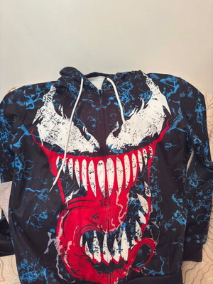 Venom & Carnage hoodie 2XL, polyester fabric
