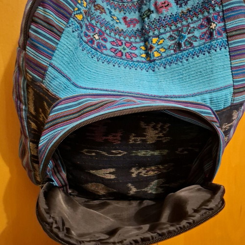 Boho backpack like new, colorful