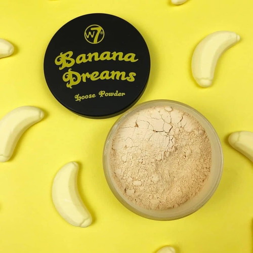 Banana Loose Powder W7 new for makeup coverage and setting