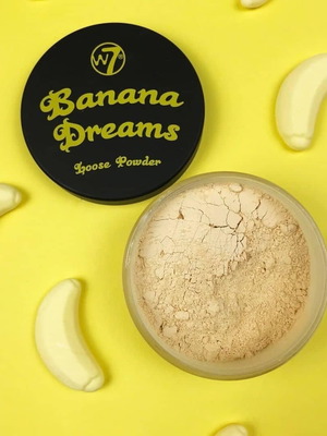 Banana Loose Powder W7 new for makeup coverage and setting