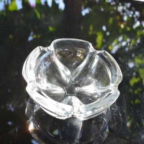Crystal cigar ashtray used, origin France