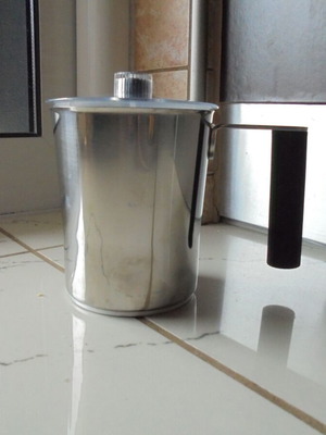 Κανάτα και εξάρτημα Alessi αφροποιητής Plisse καινούργιο, ανοξείδωτο ατσάλι