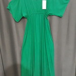 Plus Size γυναικείο φόρεμα καινούργιο, πράσινο, μέγεθος XXL, μακρύ με λάστιχο στη μέση