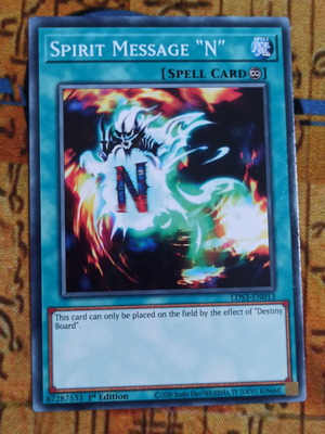 Spirit Message "N" Continuous Spell κάρτα σαν καινούργιο