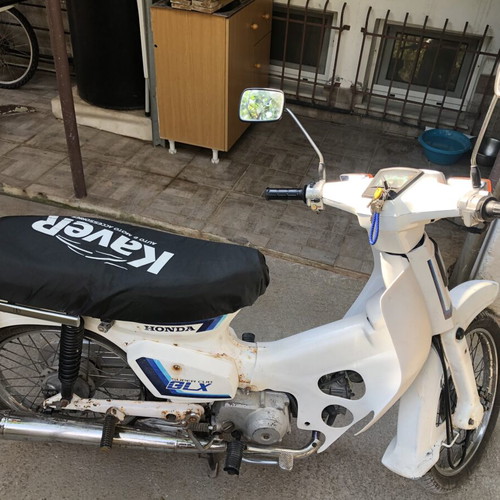 Honda GLX moped 125cc conversion, white