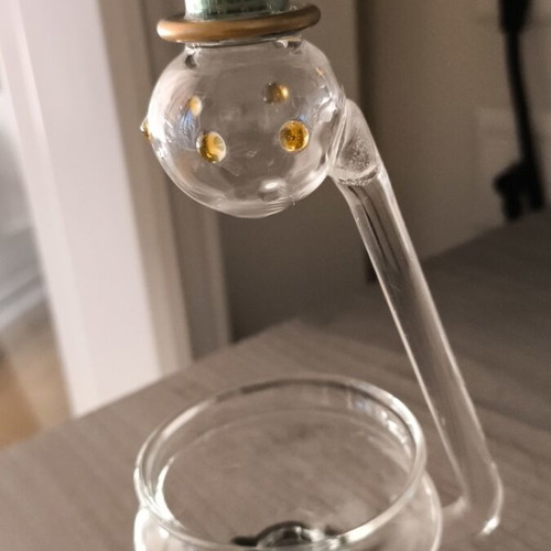 Handmade Egyptian Essential Oil Diffuser Pyrex Glass like new