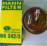  MANN WK 842/3 - ΦΙΛΤΡΟ ΚΑΥΣΙΜΟΝ - FUEL FILTER VW-SEAT-HONDA-FORD-HONDA-ROVER-MG-LAND ROVER