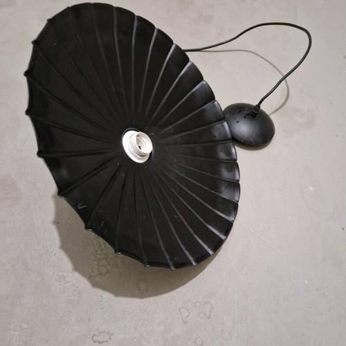 Ceiling light metal black like new