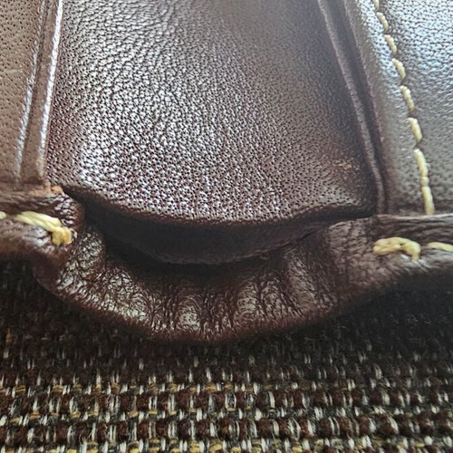 Calvin Klein men's leather wallet brown like new with coin pocket