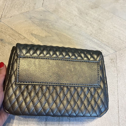 Elena Athanasiou bag new, grey, vegan leather with extra strap