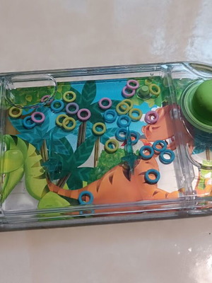 Children's dexterity game with water and rings, new, design 2