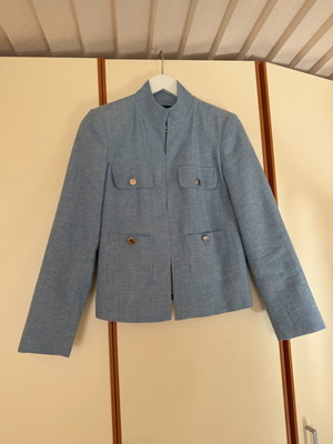 Zara baby-blue summer blazer like new, size XS