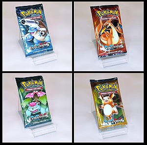 Pokemon XY Evolution orica πακέτο 4 φακελάκια
