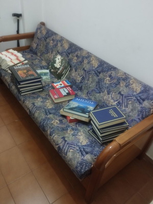 Sofa bed like new with storage space