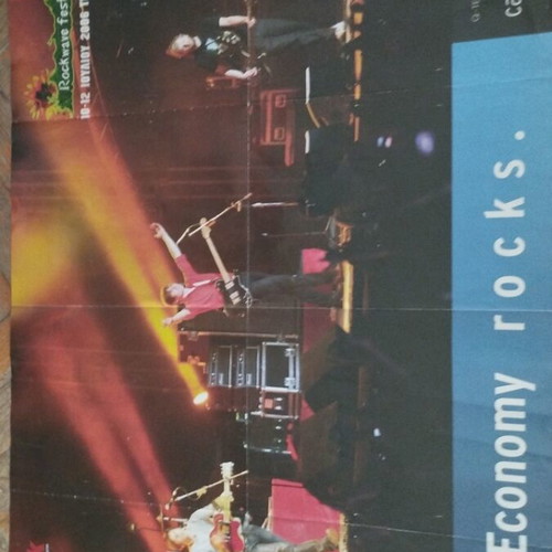 Rockwave Festival 2006 Terravibe double-sided poster used, pop & rock