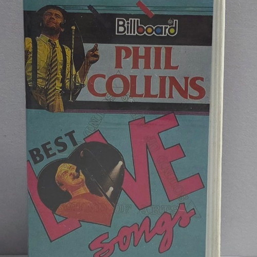 Phil Collins Best Love Songs cassette tape used, pop