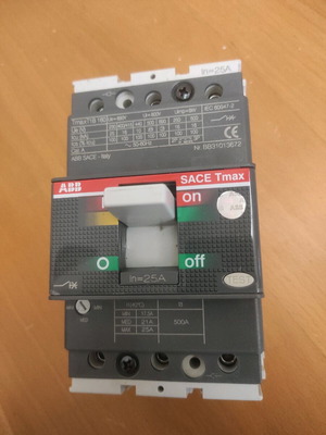Αυτόματος διακόπτης ABB SACE TMAX T1B 160 25Α καινούργιος