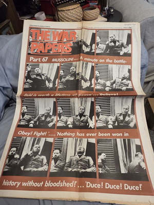 The War Papers μέρος 67 μεταχειρισμένο, εφημερίδα Β' Παγκοσμίου Πολέμου