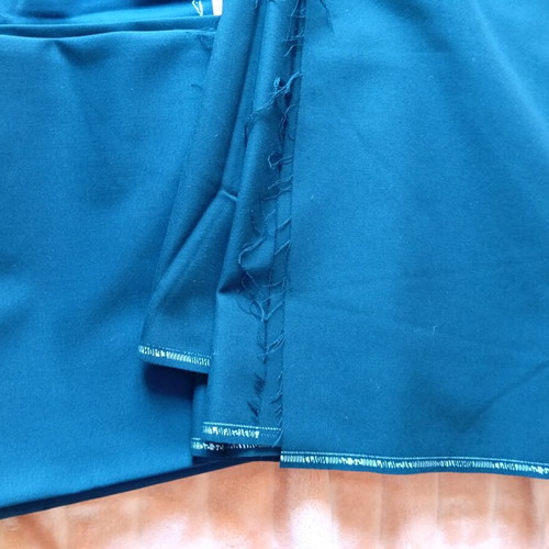 Set of two blue fabrics, one thick and one summer type, new