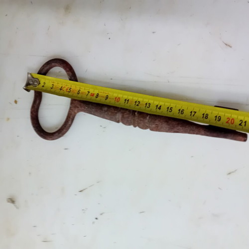 Old large antique key used