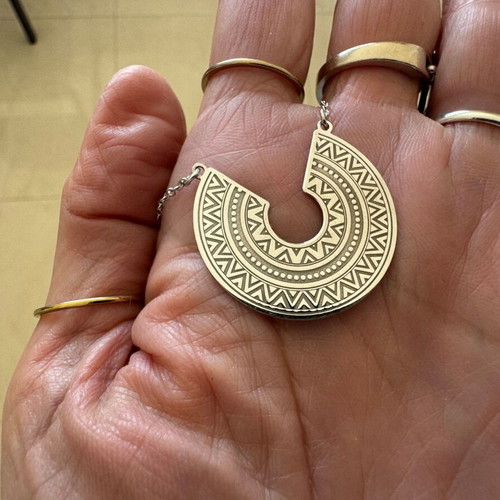 Boho Silver 925 Pendant Vogue new with Chain