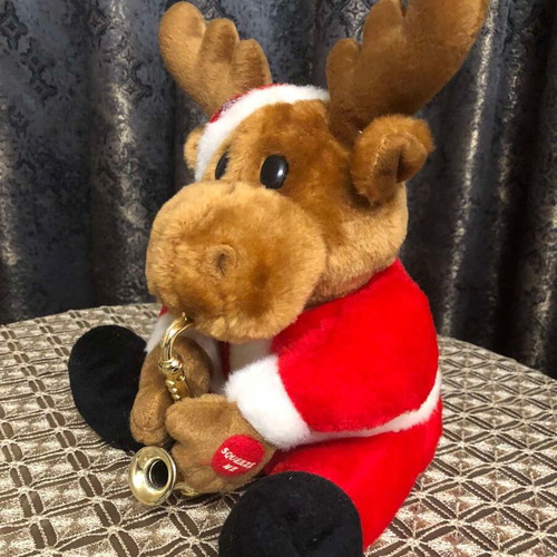 Musical toy Christmas reindeer like new