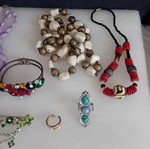Bijoux pack used, assorted jewelry