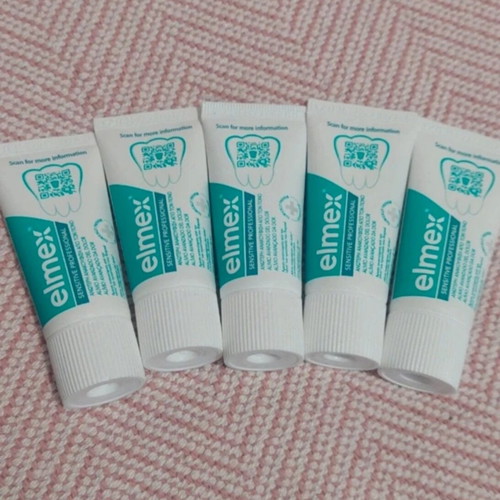 Elmex toothpaste pack of 5, 20ml each, new for sensitive teeth