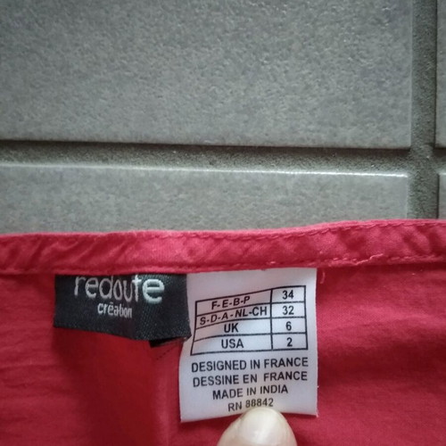 Red summer dress used La Redoute Collections