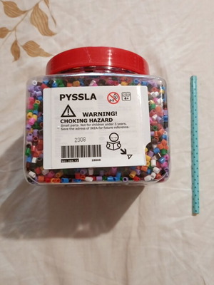 IKEA PYSSLA plastic beads, large box