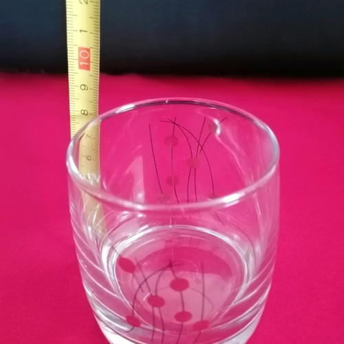 Whiskey Glasses with Ice Bowl Set like new, retro mid-century design